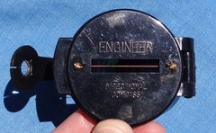 Lensatic Engineer Directional Compass Model 550 Excellent Condition Factory Box