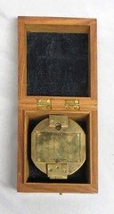 Vintage Brunton’s Pocket Transit Compass Geology Surveying Military w/Wood Box