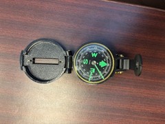 Vintage Working LENSATIC Engineer Compass – Made in Japan – Includes OG Box
