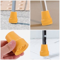 6Pcs Trekking Poles Tips Nonskid Cane Tip Protectors Nonstick Crutch Tips