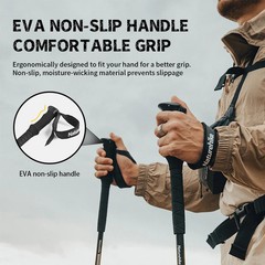 Naturehike ST03 Snow Pro Trekking Poles Outdoor Aluminum Alloy Camping Hiking Ca