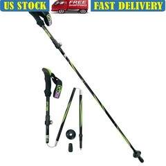 Lightweight Adjustable Walking Poles Ergonomic Foam Handles Portable Hiking Gear