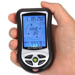 8 In 1 Handheld Electronic Altimeter Compass Pressure Gauge Meter Thermometer