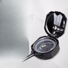 Waterproof Etched Compass Measuring Altitude/altitude Difference Grade Angles