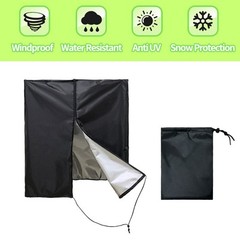 Lightweight 210D Oxford Fabric IBC Tote Cover for Outdoor Water Tank Security