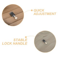 5Pcs Nylon Hiking Pole Lock Buckles Durable Quick Adjustment Clips for Canes