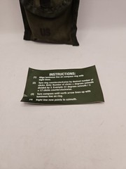 Cammenga Model 3H Tritium Lensatic Compass Olive Drab US Military Issue Pouch