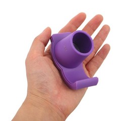 2Pcs Durable Walker Ski Glides for Seniors Purple Nonstick Anti Skid Pads