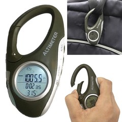 Hiking Essential Portable Electric Altimeter with Temperature Display Feature