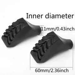 8pcs Assorted Replacement Tips Hiking Stick Walking Trekking Pole Protector for