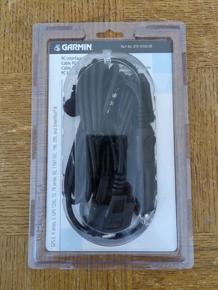 GARMIN VEHICLE POWER CABLE WITH PC INTERFACE Cable 010-10165-00 NEW