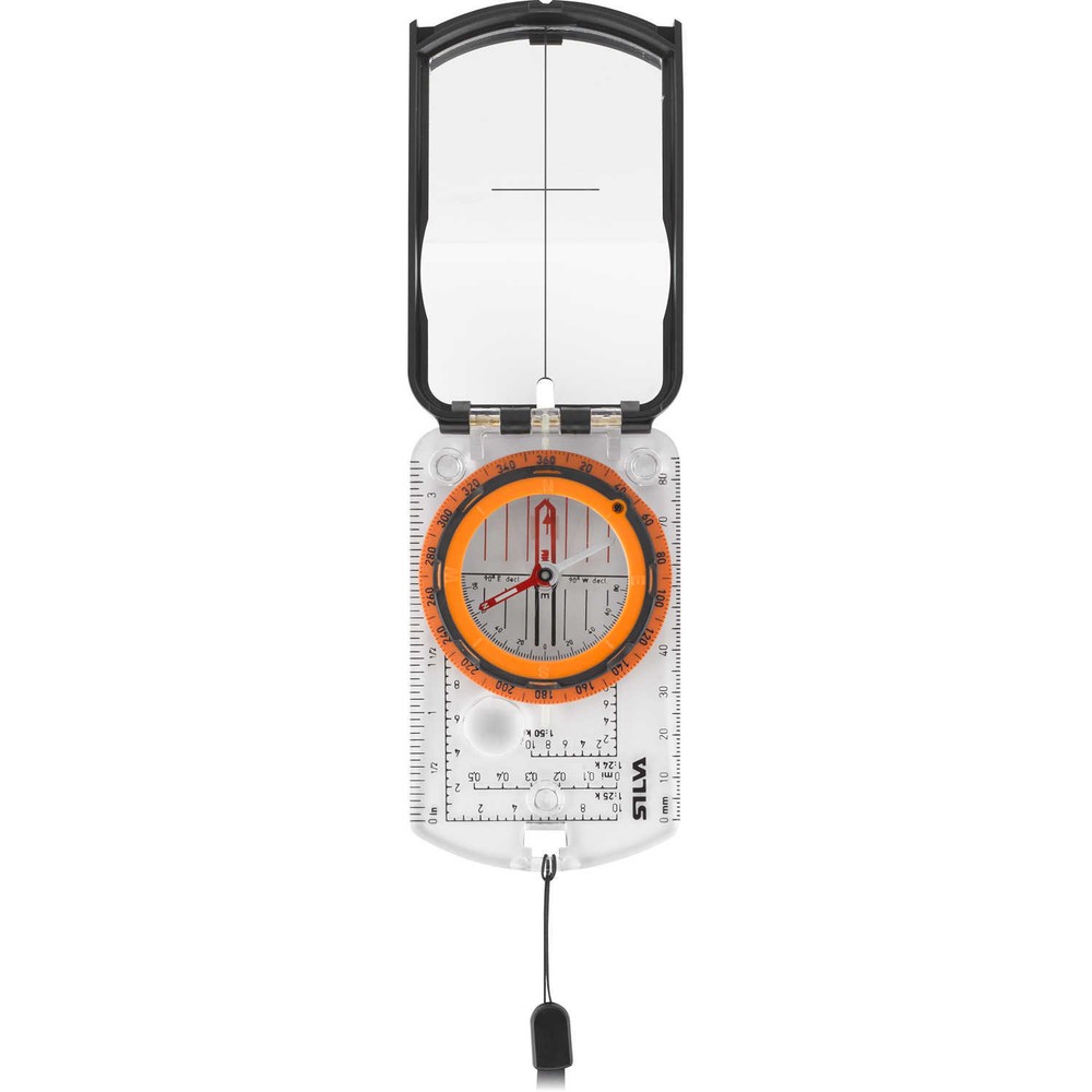 Silva Ranger 2.0 Compass with Built-In Clinometer Azimuth with Black/Orange B…