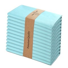 Easter Napkins Color Cloth Napkins (Set of 12) 20″ x 20″ (Set of 12) Aqua
