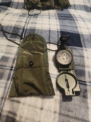 CAMMENGA LENSATIC MILITARY COMPASS New PHOSPHORESCENT MODEL 27 OD Green