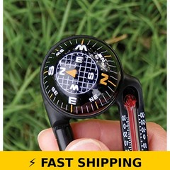 Sun Company TempaComp – Ball Compass & Thermometer Carabiner
