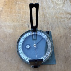 Vintage Leupold Forester Compass w/ Leather Case Portland Ore