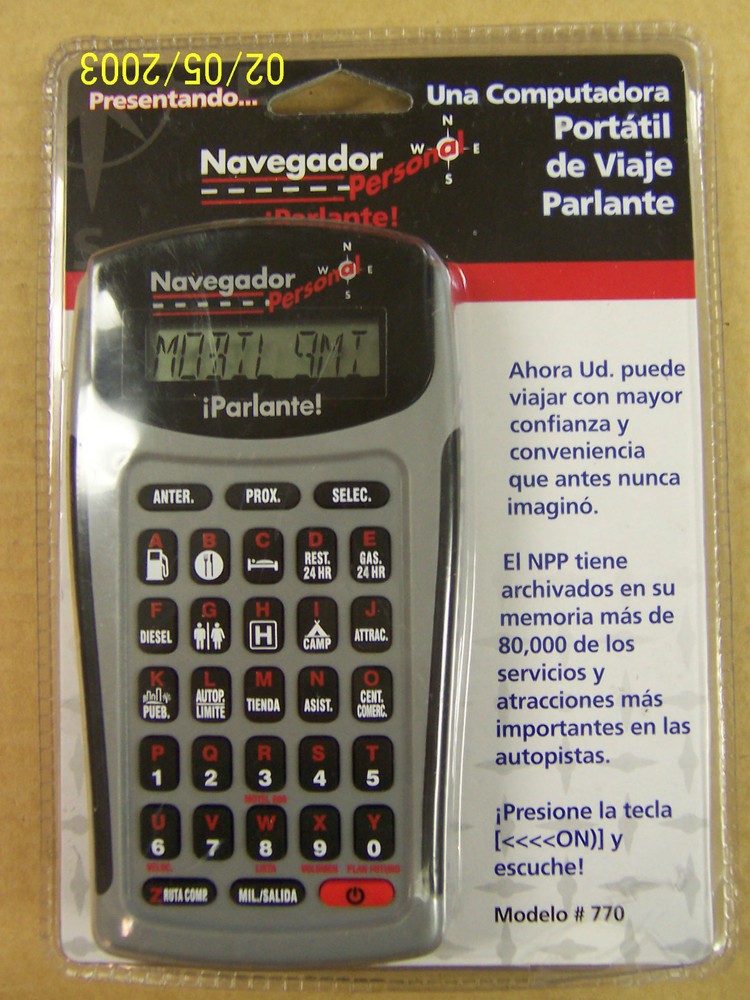 Spanish Language Personal Navigator Modelo # 770 by iParlante!
