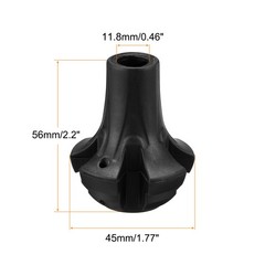 2Pcs Trekking Pole Accessories Spherical Walking Stick Tip Protectors