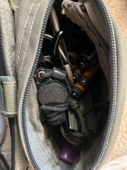 CR123+AA+AAA Battery Holder Clip Organizer EDC Gear Compact