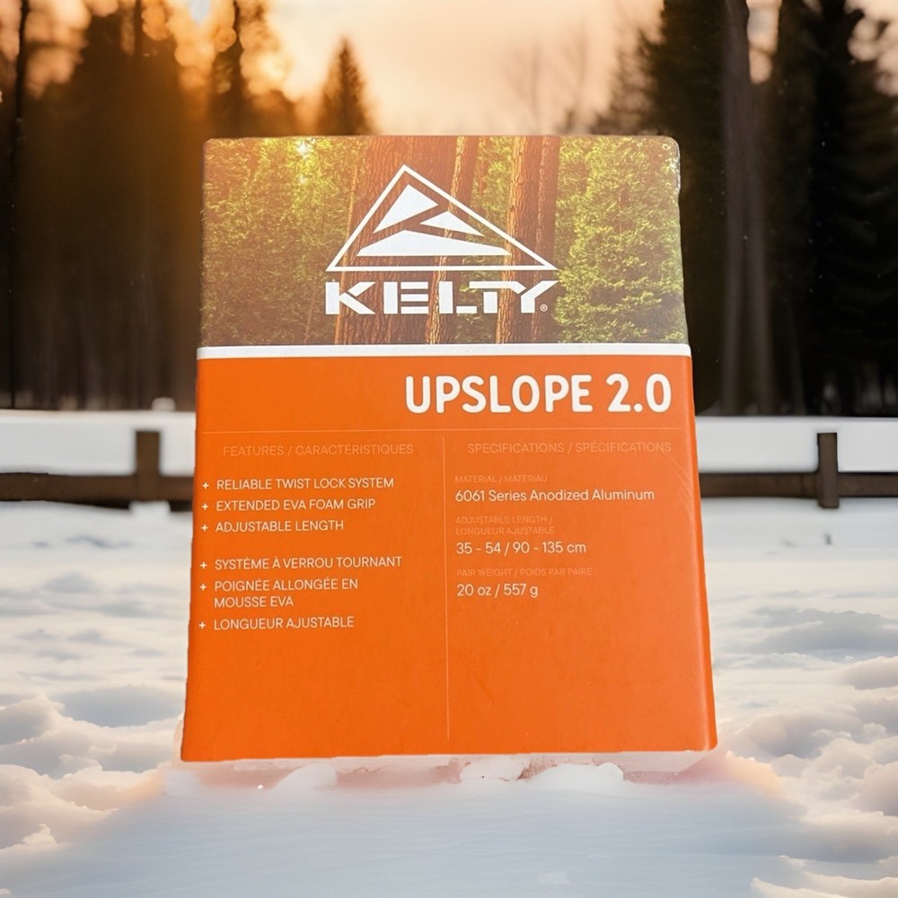Kelty Upslope 2.0 Trekking Poles – New In Package- Adjustable Hiking Sticks 2020