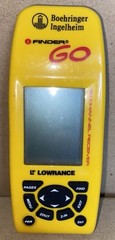 Lowrance iFinder Go Handheld 16 Channel Receiver Yellow Vintage GPS OOP Tested