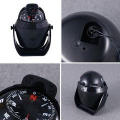 Sea Electronic Digital Illuminated Marine Compass (Black) compass