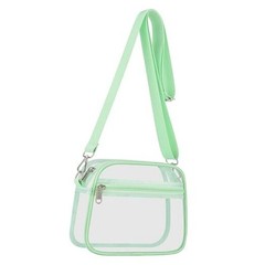 Clear Bag for Stadium Events Clear Sports Fan Handbags Medium Avocado Green