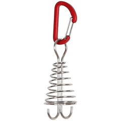 AYXSEE Outdoor Tent Pegs 11 x 3.3cm and 11 x 4.5cm Aluminum Stainless Steel Red