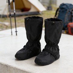 Adjustable Hiking Gaiters Boot Cover Anti Slip Elastic Middle Cord 135g