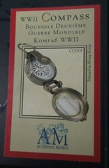 AM Authentic Models WWII Brass Compass, Made in India