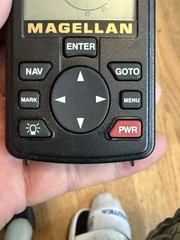 Magellan GPS Pioneer Black Compass LCD Screen Handheld Satellite Navigator