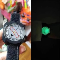 Scuba Diving Wrist Compass Luminous Waterproof Navigation Wristband Compass Tool