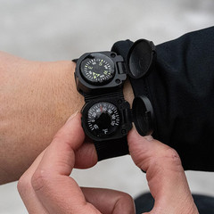 Armarmour 3 – Shielded Wrist Compass and Thermometer Combo with Rugged Tactical