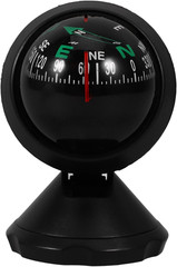 Adjustable Car Compass with Stick-On Base | Universal Dashboard Navigation Tool