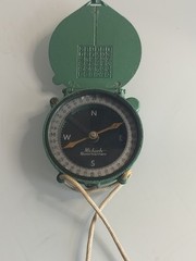 Vintage Metal Case Uncle Mike’s Sportsman Precision Compass By Michaels Working