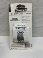 Coleman Digital Compass Stopwatch Thermometer Alarm Clock NEW