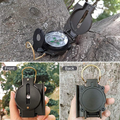 Multifunctional Military Compass, Amy Green, Waterproof and Shakeproof, Compass