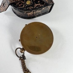Brass Pocket Compass Directional Magnetic Eagle Engraved Scripture Isaiah 40:31