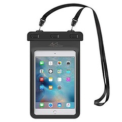 Universal Waterproof Case, Dry Bag Pouch for iPad mini Up to 8.3 inches Black