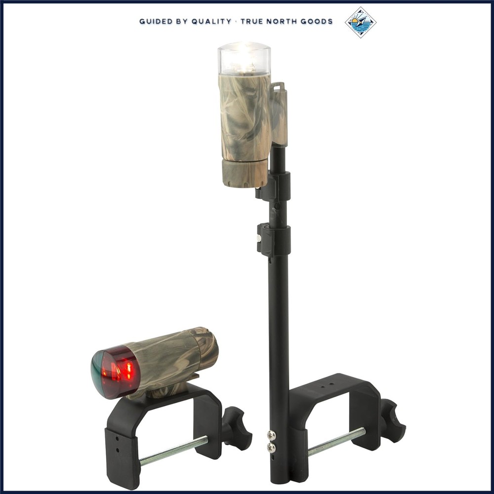 LED Light Kit for Small Boats – Includes Red Green and White Navigation Lights