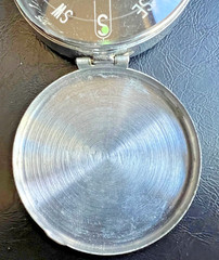 Vintage Dinsmore Instrument Co Safety Pin Compass Pocket Watch Style Japan