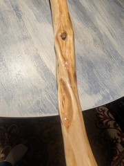 60″ – Hand Carved Diamond Willow – Finished with apoxy – Hiking / Walking Stick