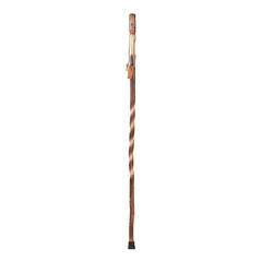 Brazos Twisted Hickory Wood Walking Stick 58 Inch Height