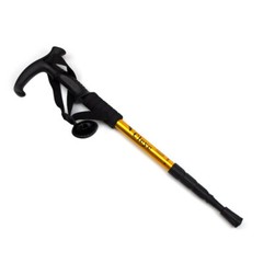 2 Trekking Poles Nordic Walking Sticks Adjustable Anti-shock Hiking Alpenstock