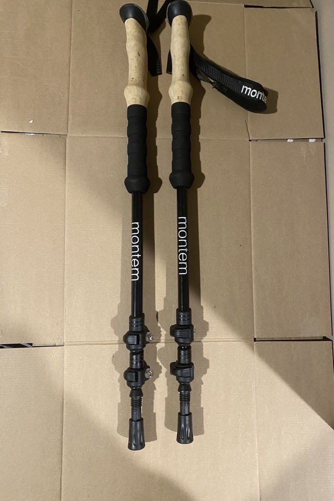 Montem Ultra Strong Trekking, Walking, and Hiking Poles – Collapsible, Lightweig