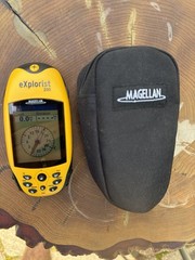 Magellan eXplorist 200 Handheld GPS Unit w/Bag- Waterproof Hiking Geocache