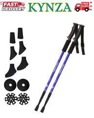 Hiking Trekking Poles, 2 Pack Collapsible, Lightweight, Anti Shock, Walking Stic
