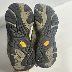 Merrell Moab Ventilator Low Mens 8.5 Beige Mid Hiking Trail Boots Shoes