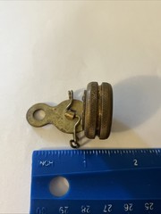 Marble’s Gladstone Pin On Brass Compass Michigan USA Vintage Camping Hiking