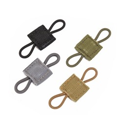 10Pcs Tactical Molle System Backpack Attachment PTT Antenna Binding Buckle